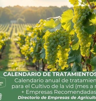 Calendario de tratamientos para la vid